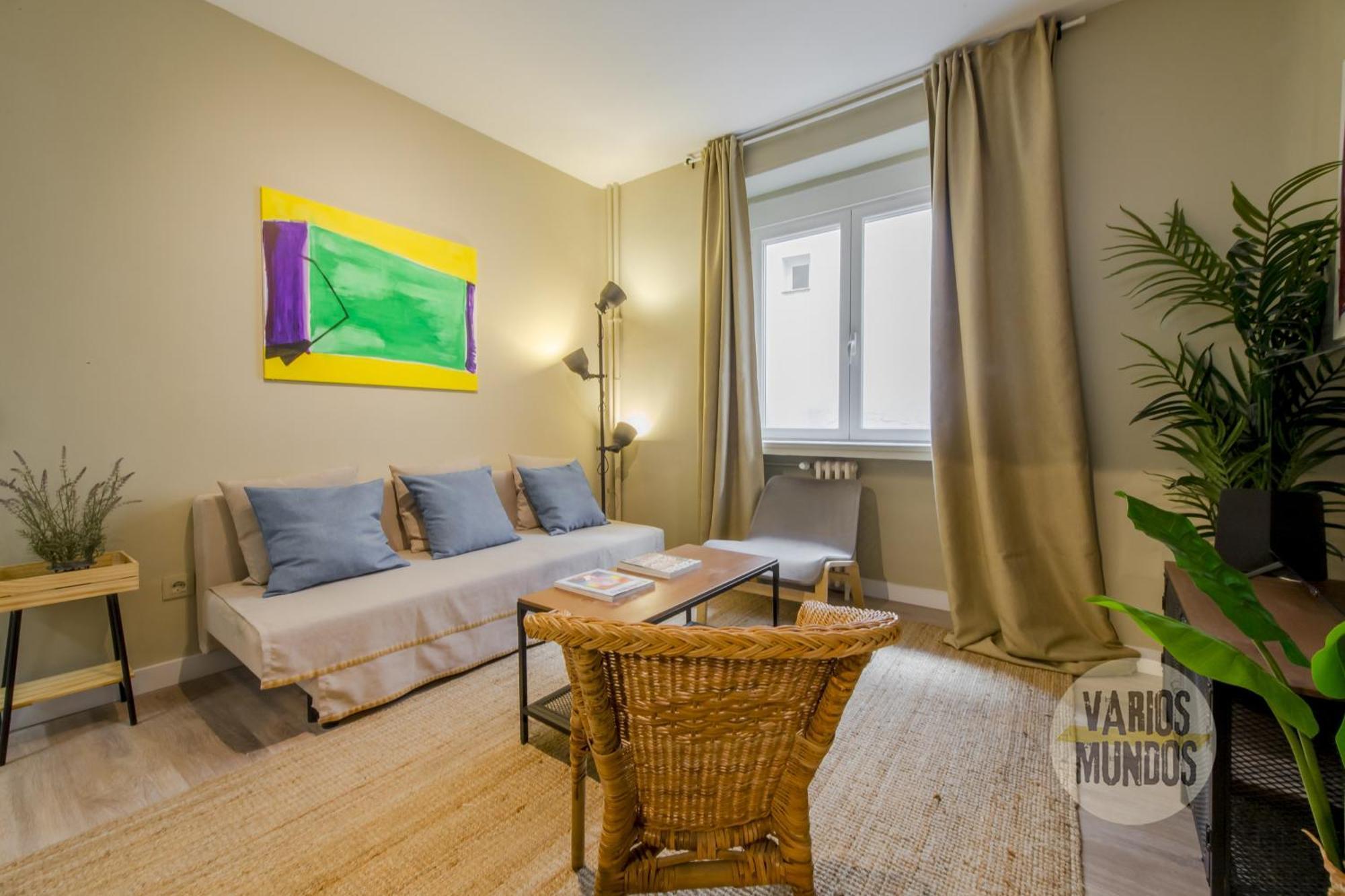 Practico Apt 7Pax En Calle Santa Ana Centro De マドリード エクステリア 写真